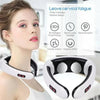 TENS Massaging  Neck Band w/  Electrode Pads